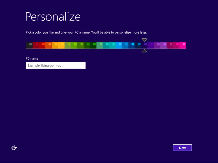 Personalize Windows 8.1