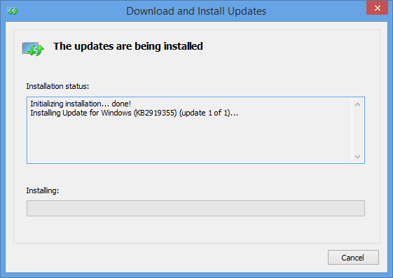 This update includes  new features and improvements, more info at http://support.microsoft.com/kb/2919355