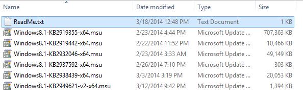 How to manually update Win 8.1, Win Server 2012 R2 and Win Embedded 8.1