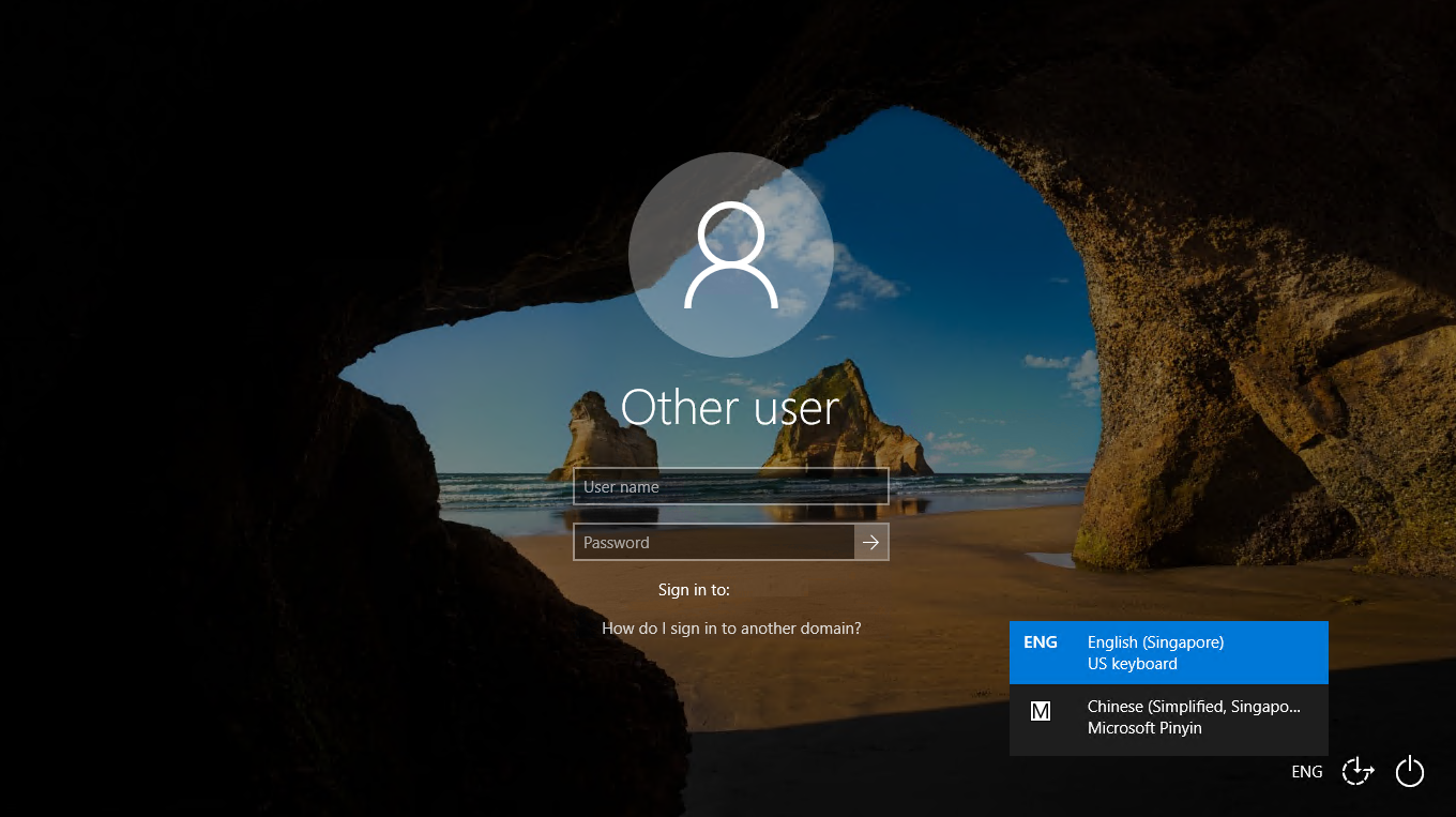 Windows 10 OSD: Setting English (Singapore) and Chinese (Simplified, Singapore) Language Input all users